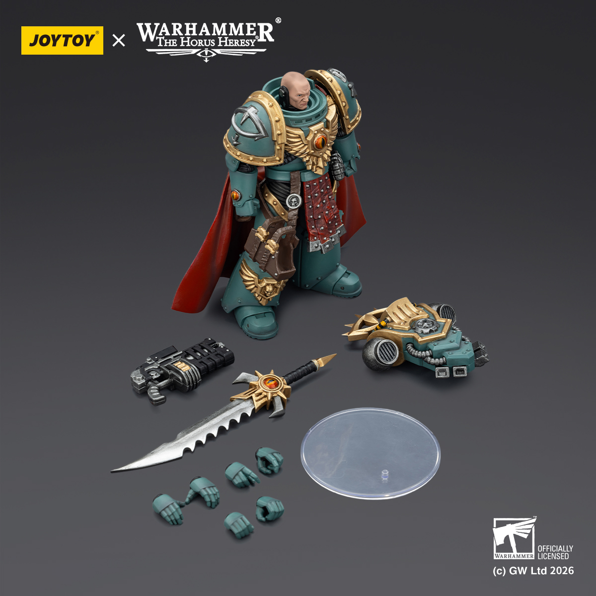 JOYTOY Warhammer The Horus Heresy 1: 18 Sons Of Horus Tybalt Marr and Siege Breaker - JOYTOY WORLD