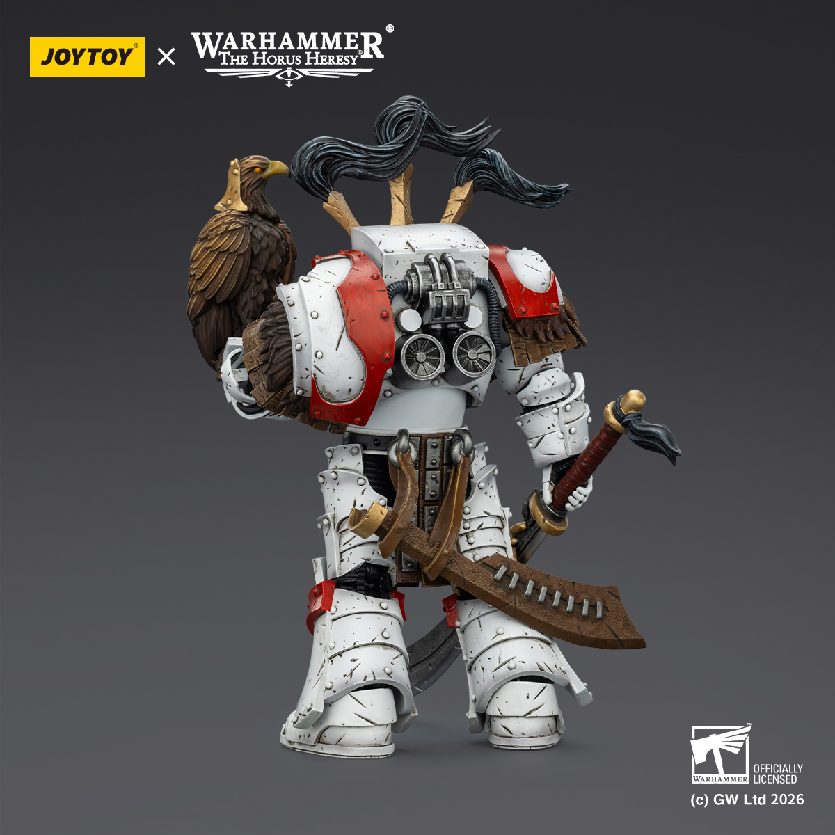 JOYTOY Warhammer 40K 1: 18 White Scars Stormseer Consul and Legion Praetor in Cataphractii Terminator Armour - JOYTOY WORLD