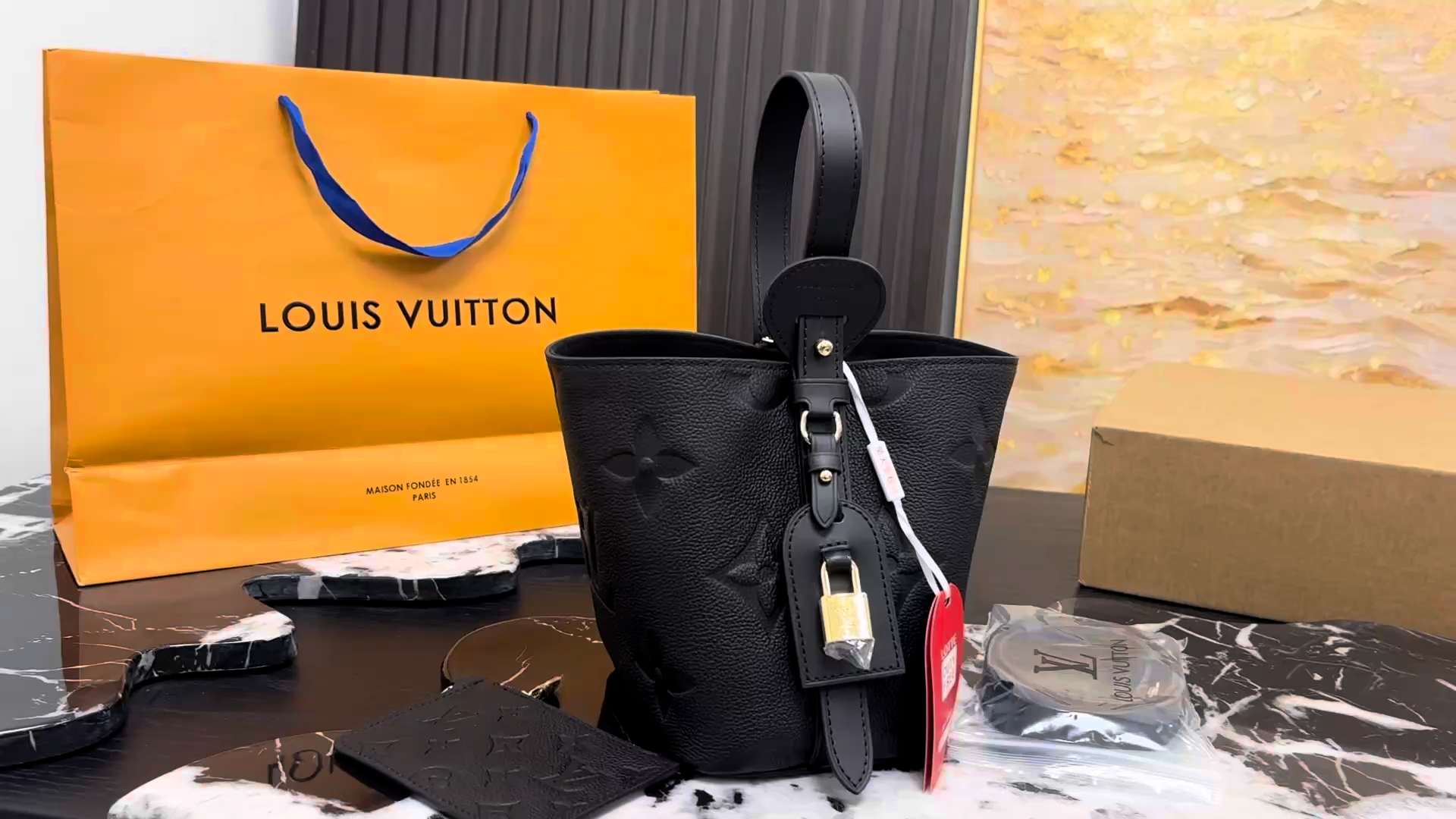 LV Bucket Bag All InBB Handbag