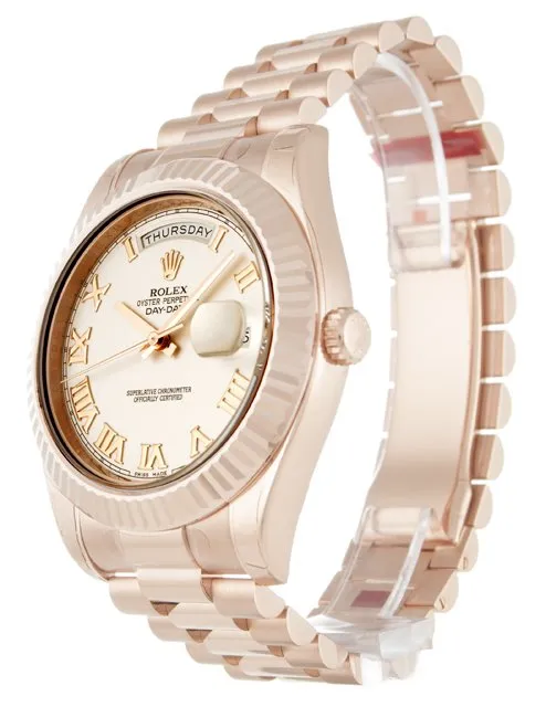 Rolex Day-Date II Ivory Dial 218235