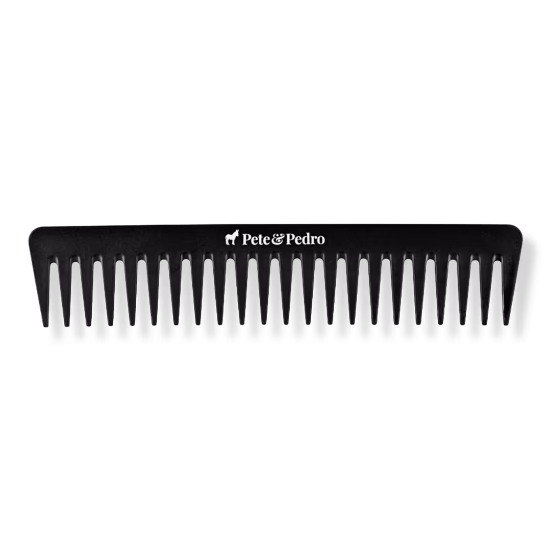 Pete & Pedro  Wide Tooth Detangling Comb For Fragile, Wet Damaged Hair
