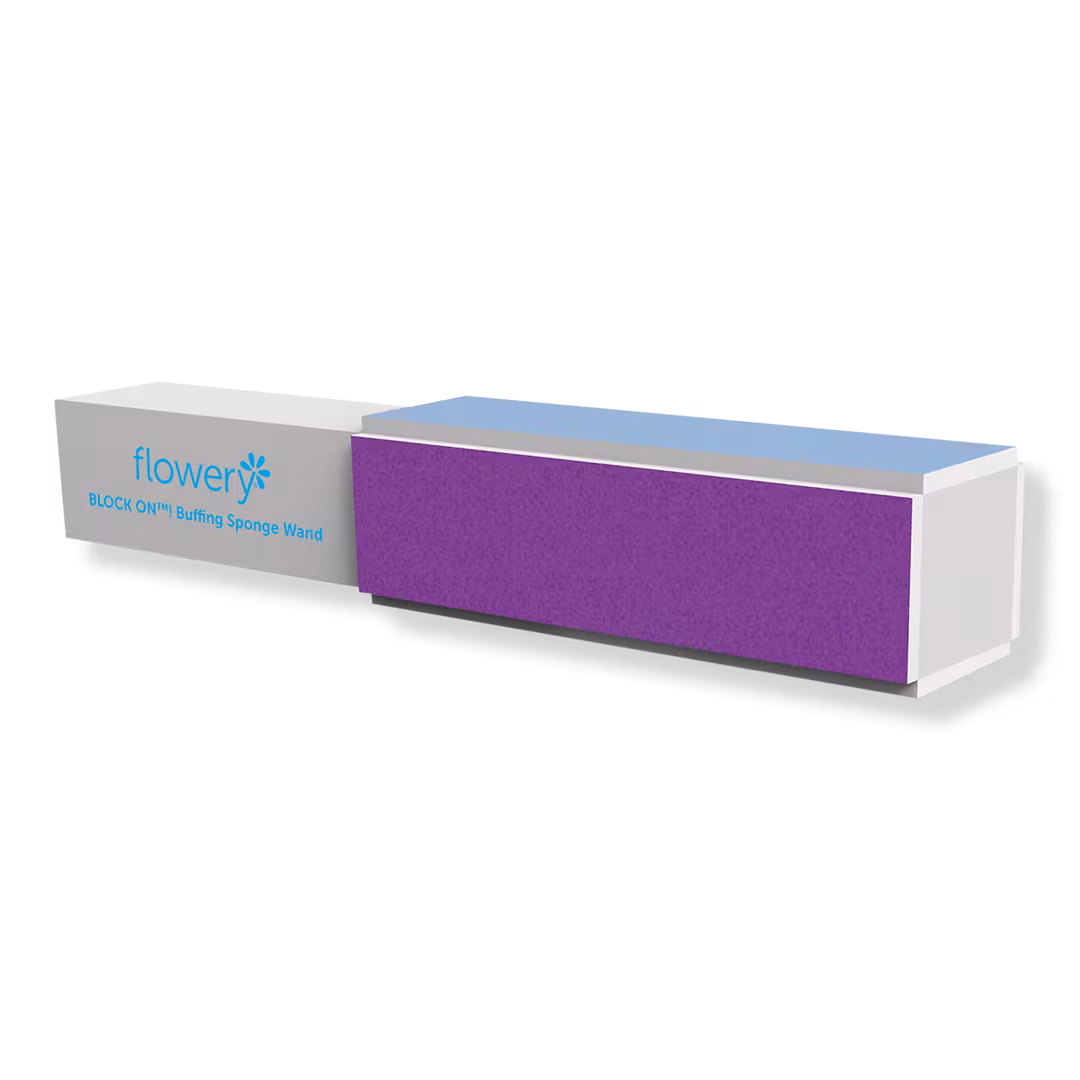 Flowery  Block On Buffing Sponge Wand