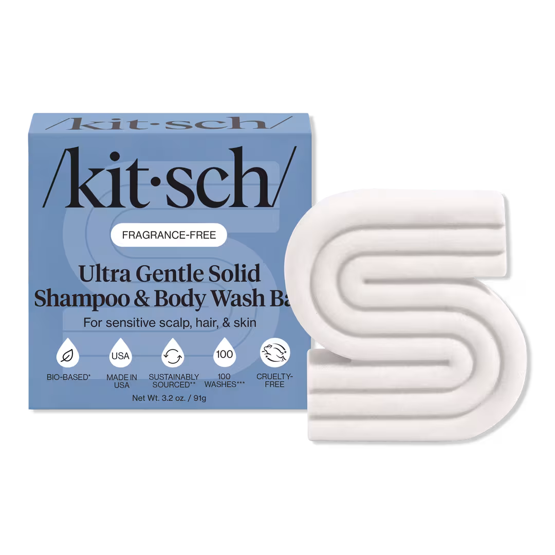 Kitsch  Ultra Sensitive Solid Shampoo & Body Wash Bar
