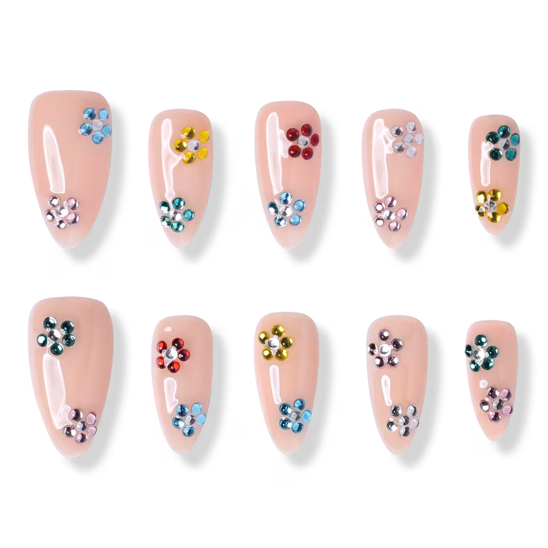 3H Nails  Nashville - Medium Almond Press-On Nails