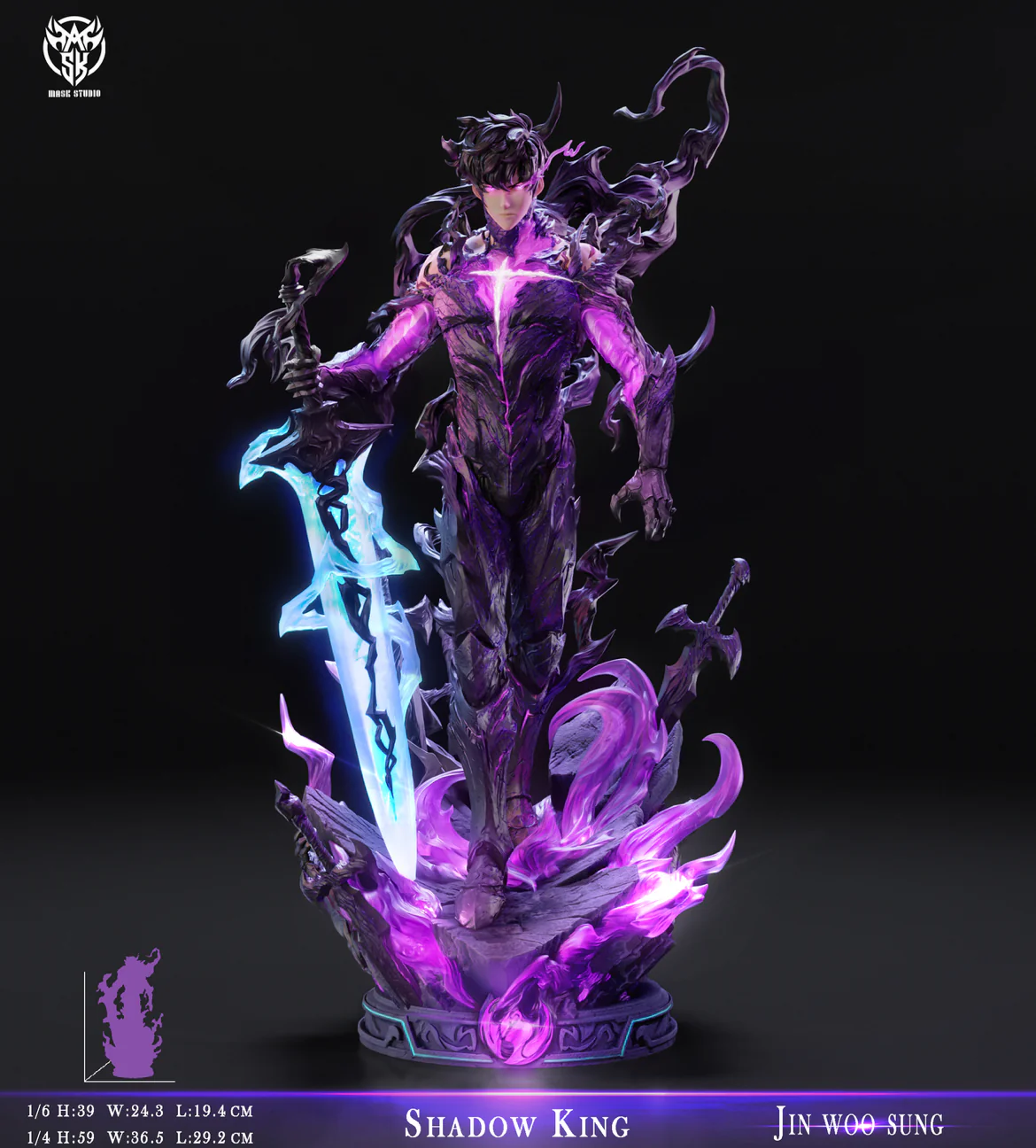 Solo Leveling - Sung Jinwoo | 1:4 Resin Statue | von Mask Studio