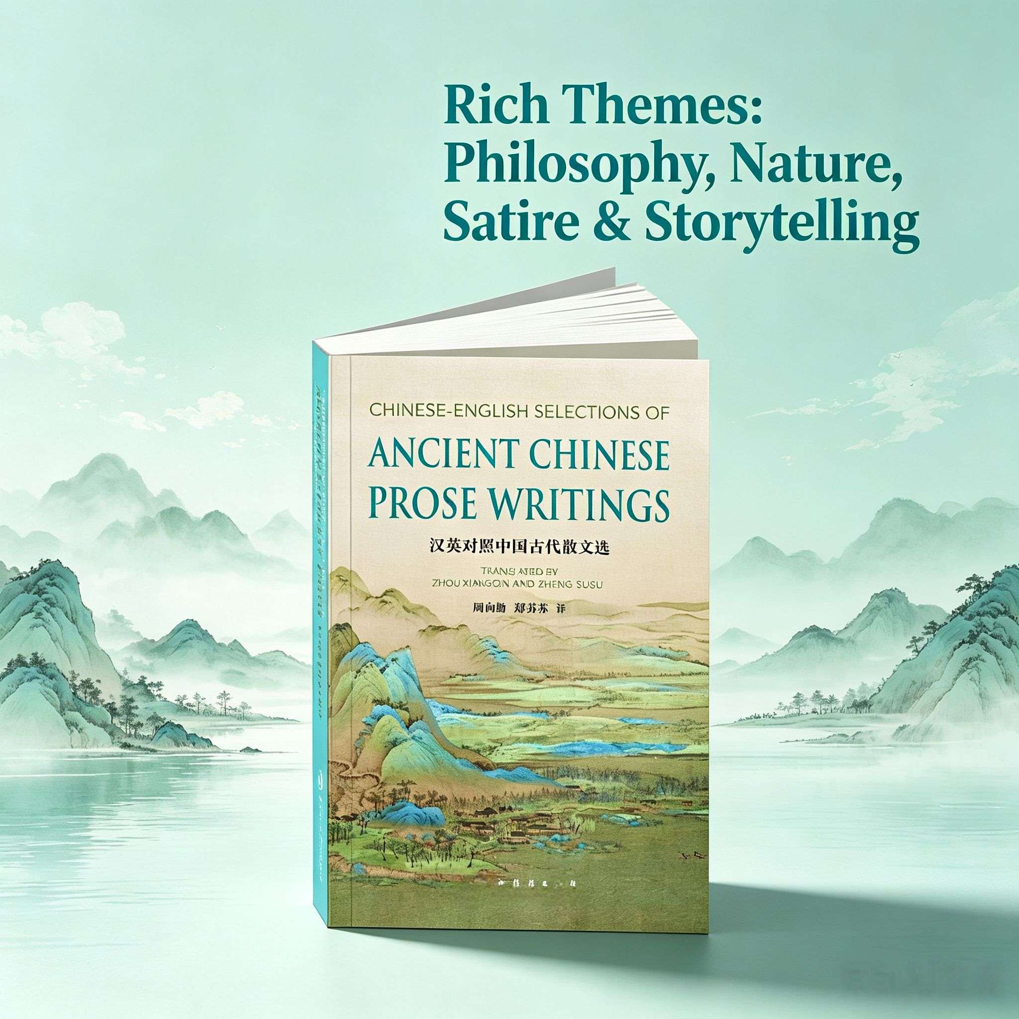 Chinese-English Selections of Ancient Chinese Prose Writings | Bilingual Classic Literature (Jin, Yuan, Ming & Qing Dynasties)