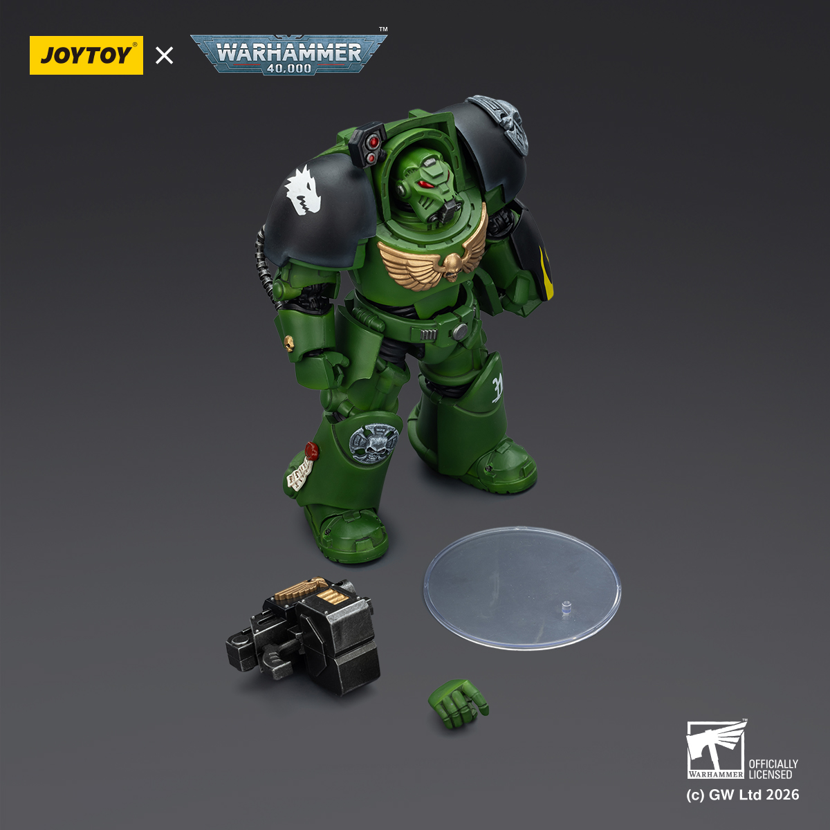 JOYTOY Warhammer 40k 1: 18 Salamanders Terminators - JOYTOY WORLD