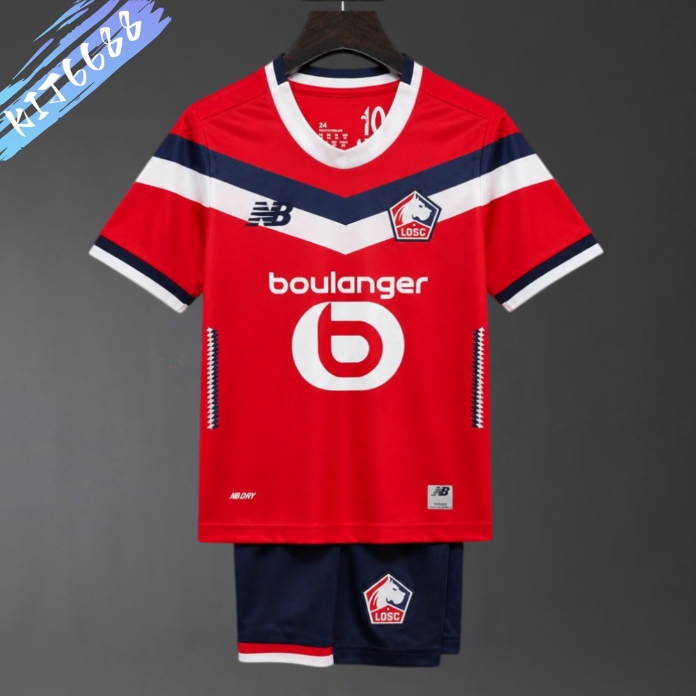 2026/2027 Lille Home Football Shirt (Kids Kit socks)