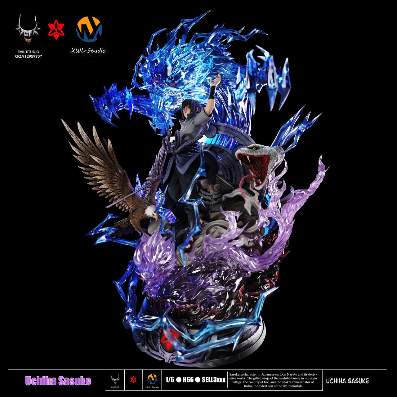 Naruto - Uchiha Sasuke | 1:6 Resin Statue | von Evil Studio