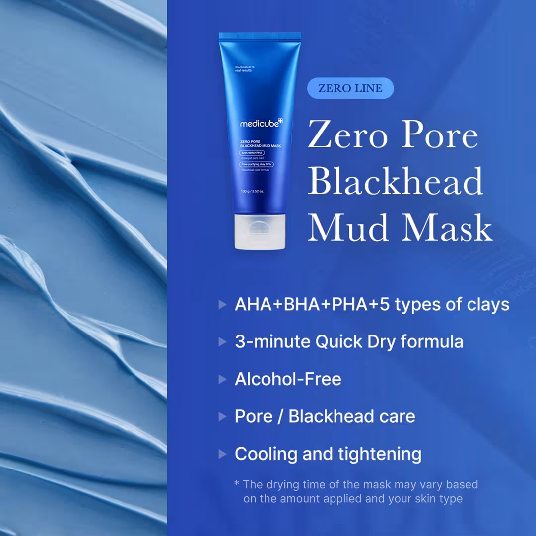 medicube  Zero Pore Blackhead Mud Mask
