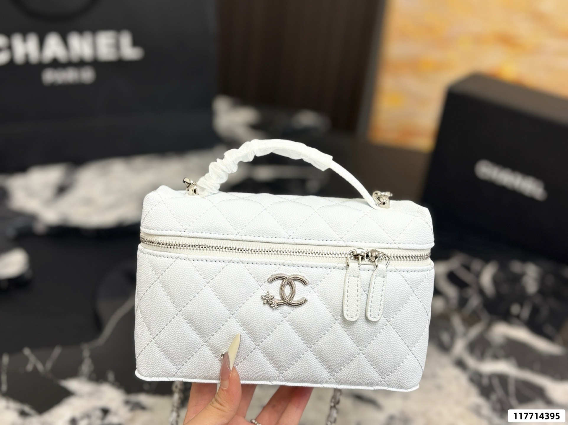 Chanel Vanity with chain Bag