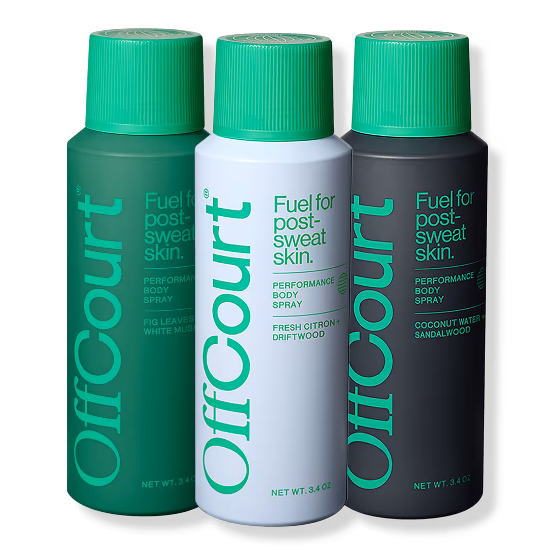 OffCourt  Performance Body Spray Trio Pack