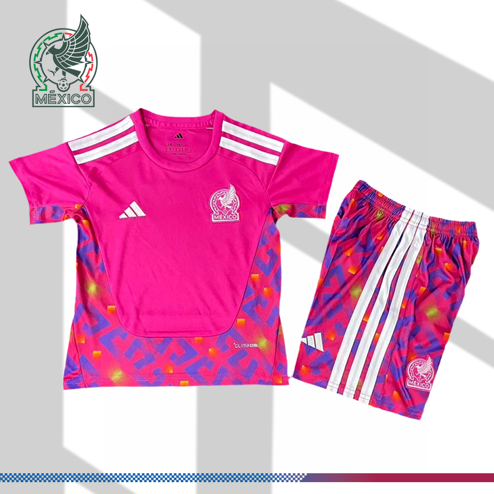 2026 Mexico Goalkeeper Kids Football Shirt （Kids Kit socks）