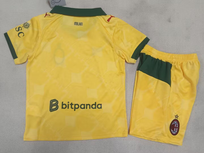 2025-26 AC Milan Third Stadium Kids Kit