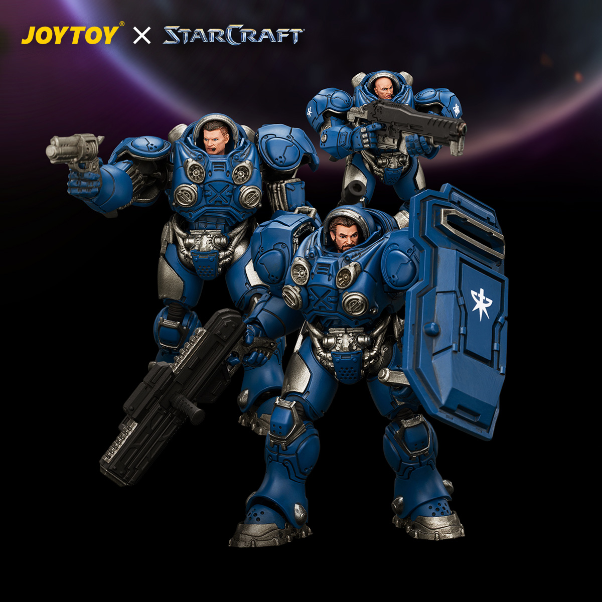 JOYTOY JT05152 STARCRAFT 1:25 Terran Marine Set - JOYTOY WORLD