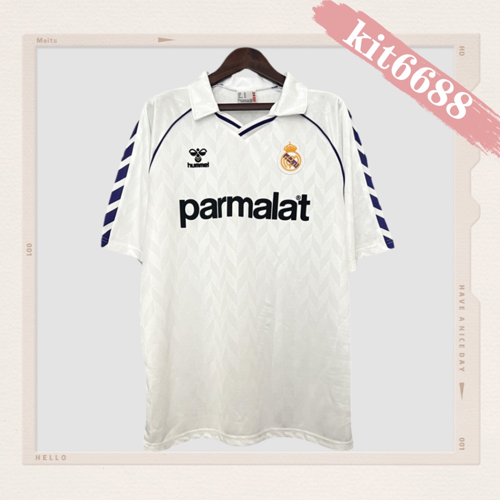 1988 Real Madrid Home Retro Football Shirt