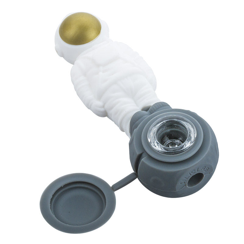 Silicone Honey Straw Astronauts Landing Moon Design