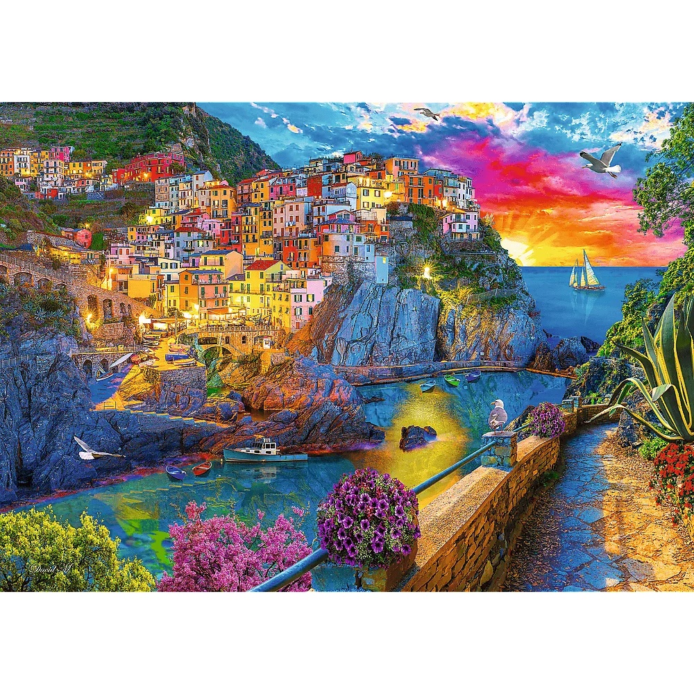 Puzzle 1000 El. Wieczorny Spacer Po Cinque Terre