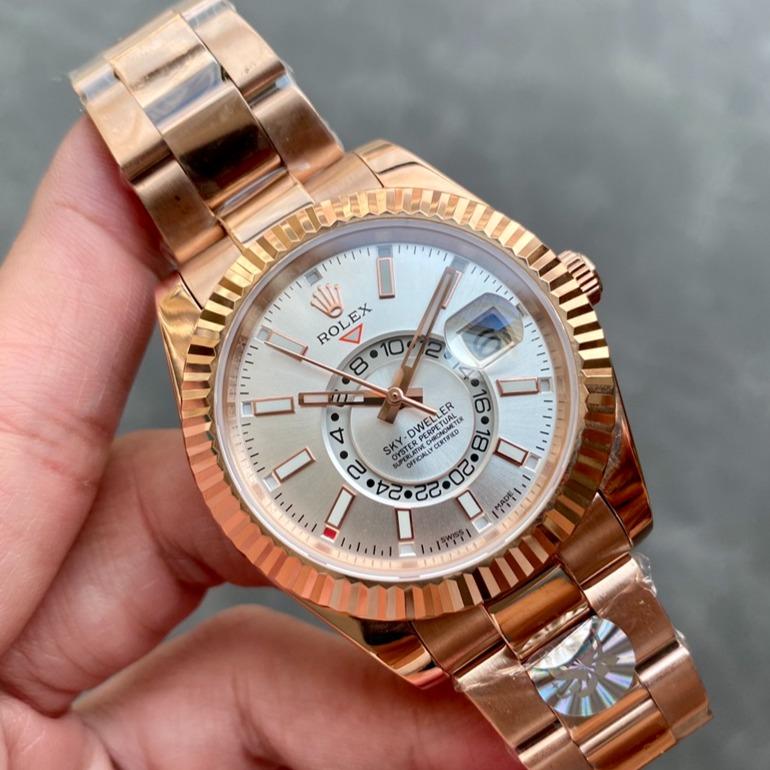 Rolex Watch SKY-DWELLER ROSE GOLD 42 GREY DIAL
