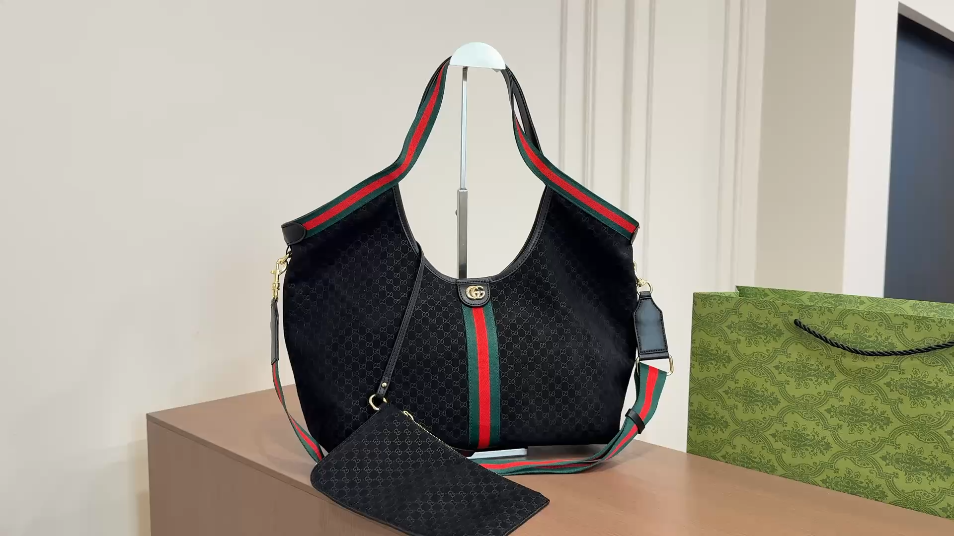 Gucci Attache Large Hobo Bag