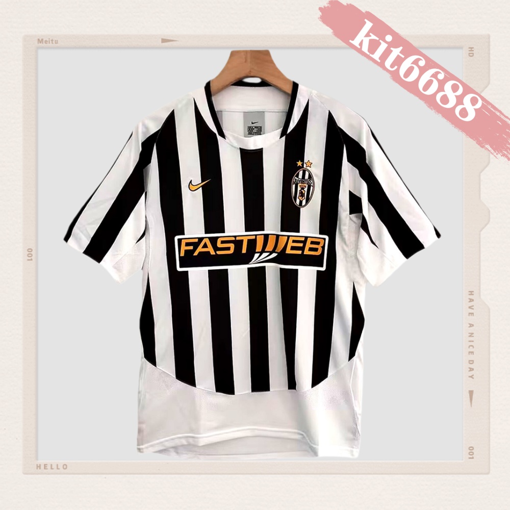 2003/2004 Juventus Home Retro Football Shirt
