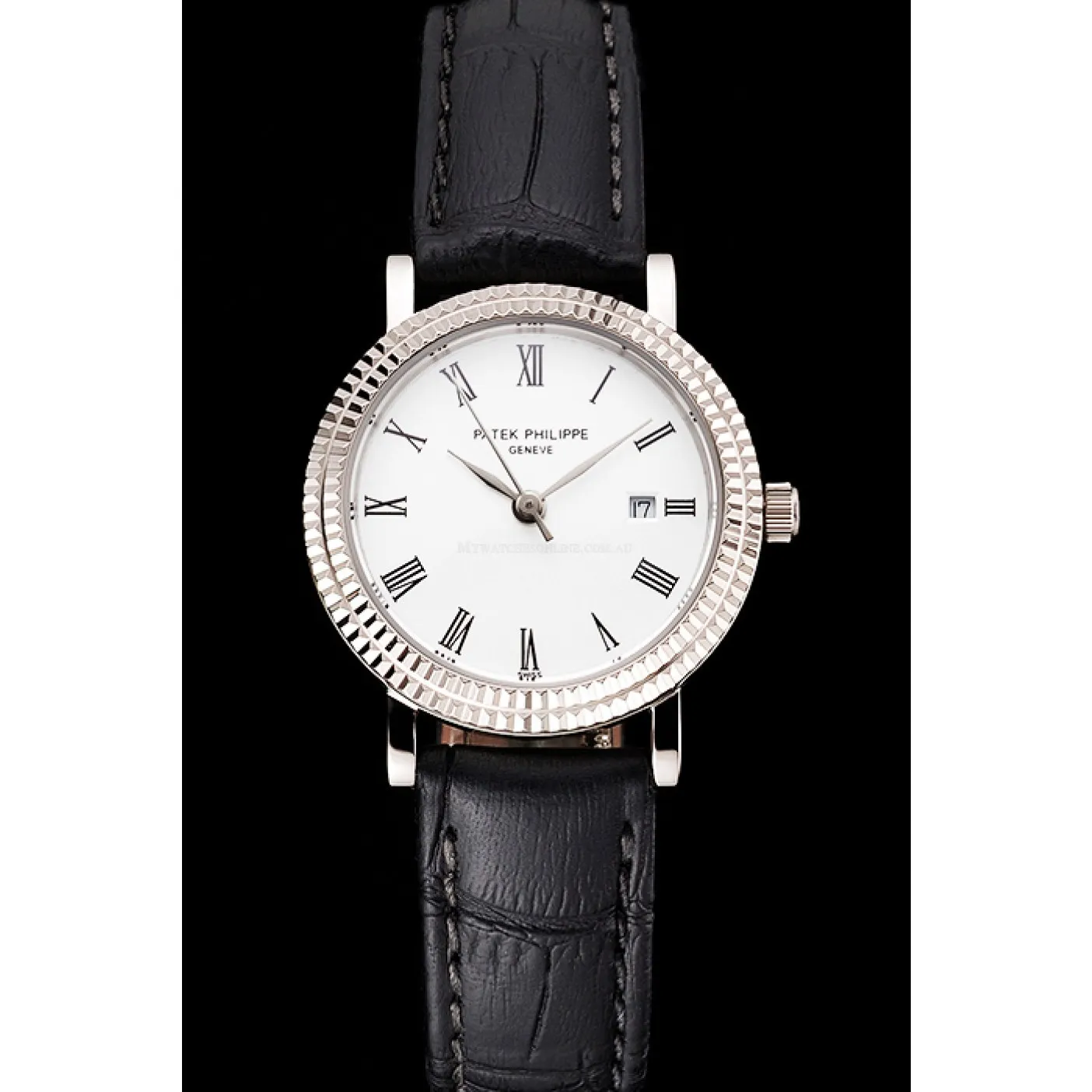 Patek Philippe Calatrava Roman Dial White 28 mm, Stainless Steel