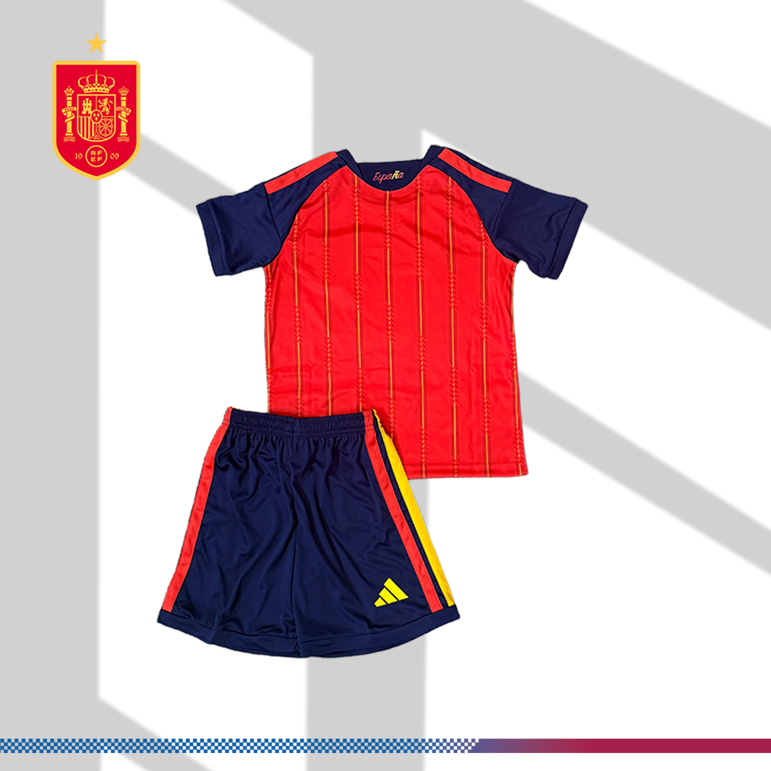 2026 Spain Home Football Shirt (Kids Kit socks)