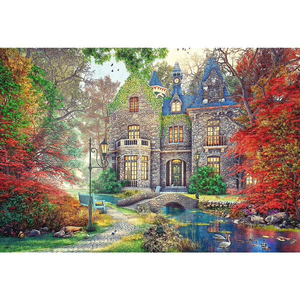 Puzzle 1500 El. Jesienny Dworek