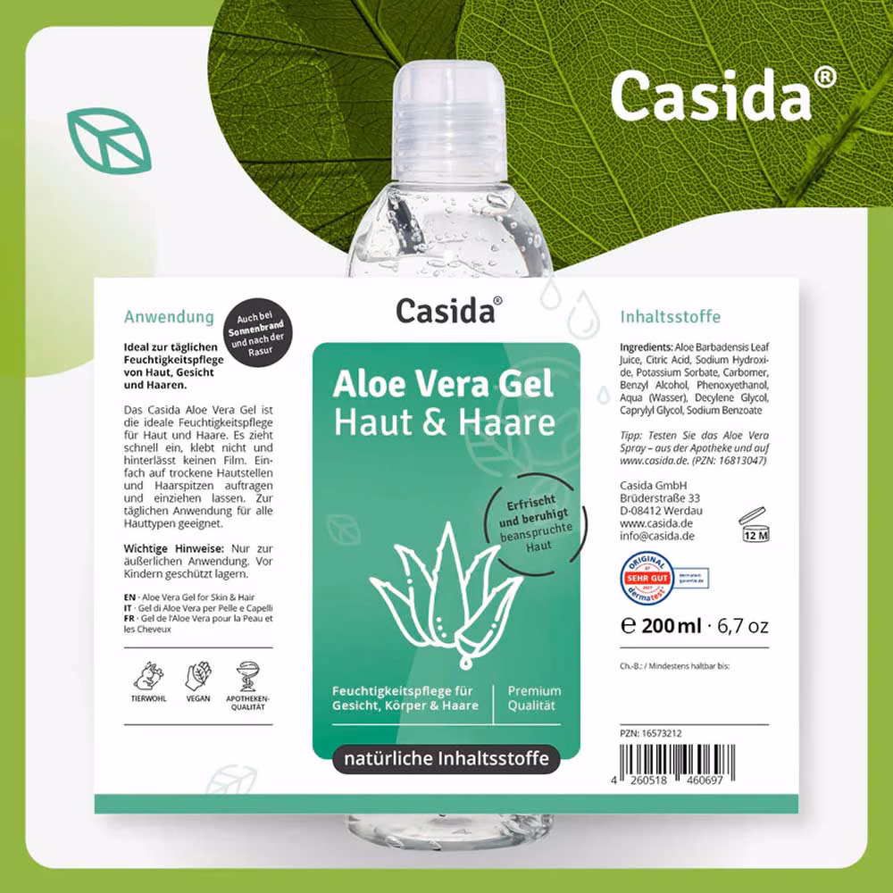 Aloe Vera - Haut & Haare Gel