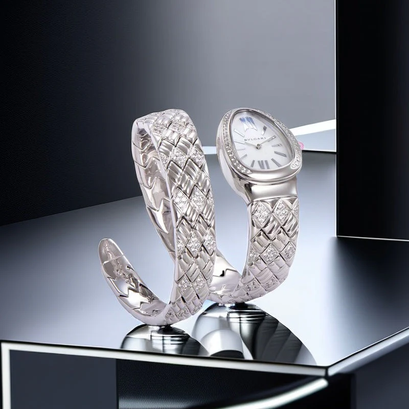 BVL WatchSERPENTI SPIGA 35 SILVER BLACK DIAL