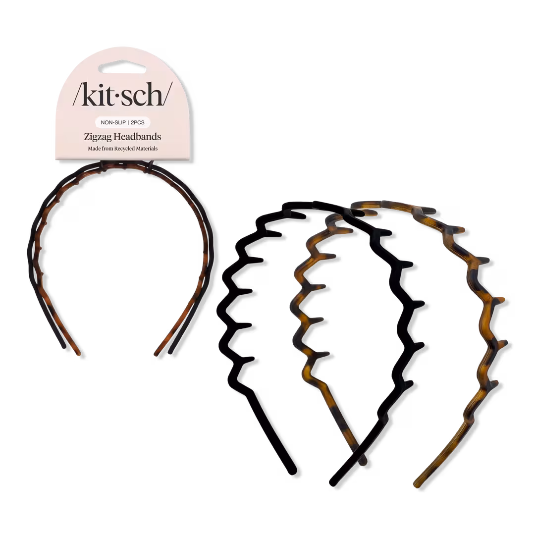 Kitsch  Zigzag Headbands Set