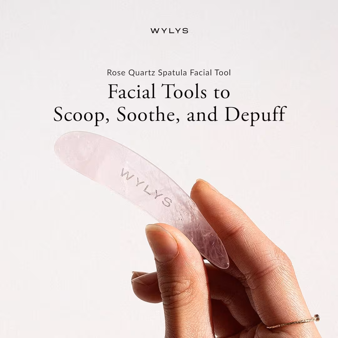 WYLYS  Rose Quartz Spatula Facial Tool