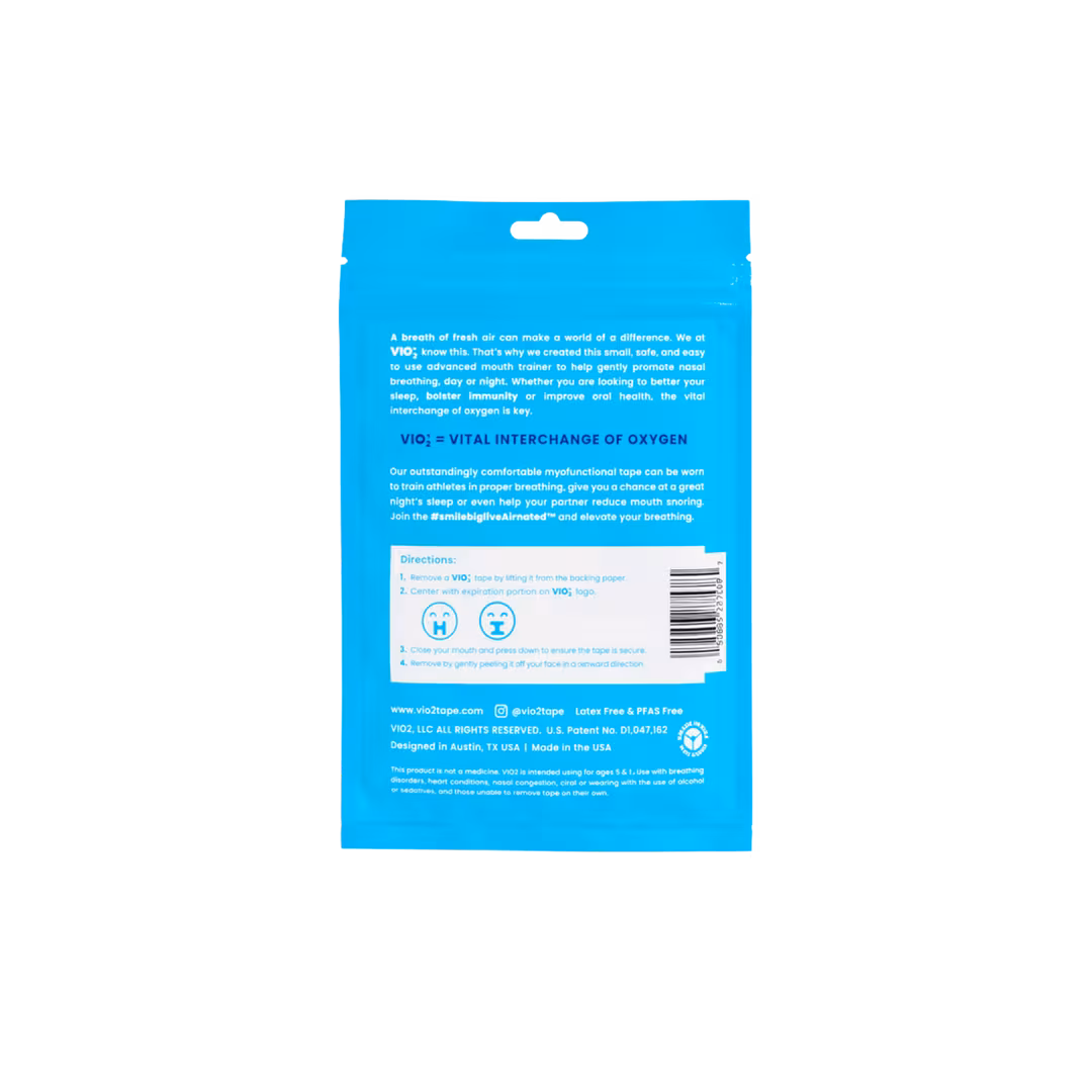 VIO2  Unscented Partial-Coverage Mouth Tape