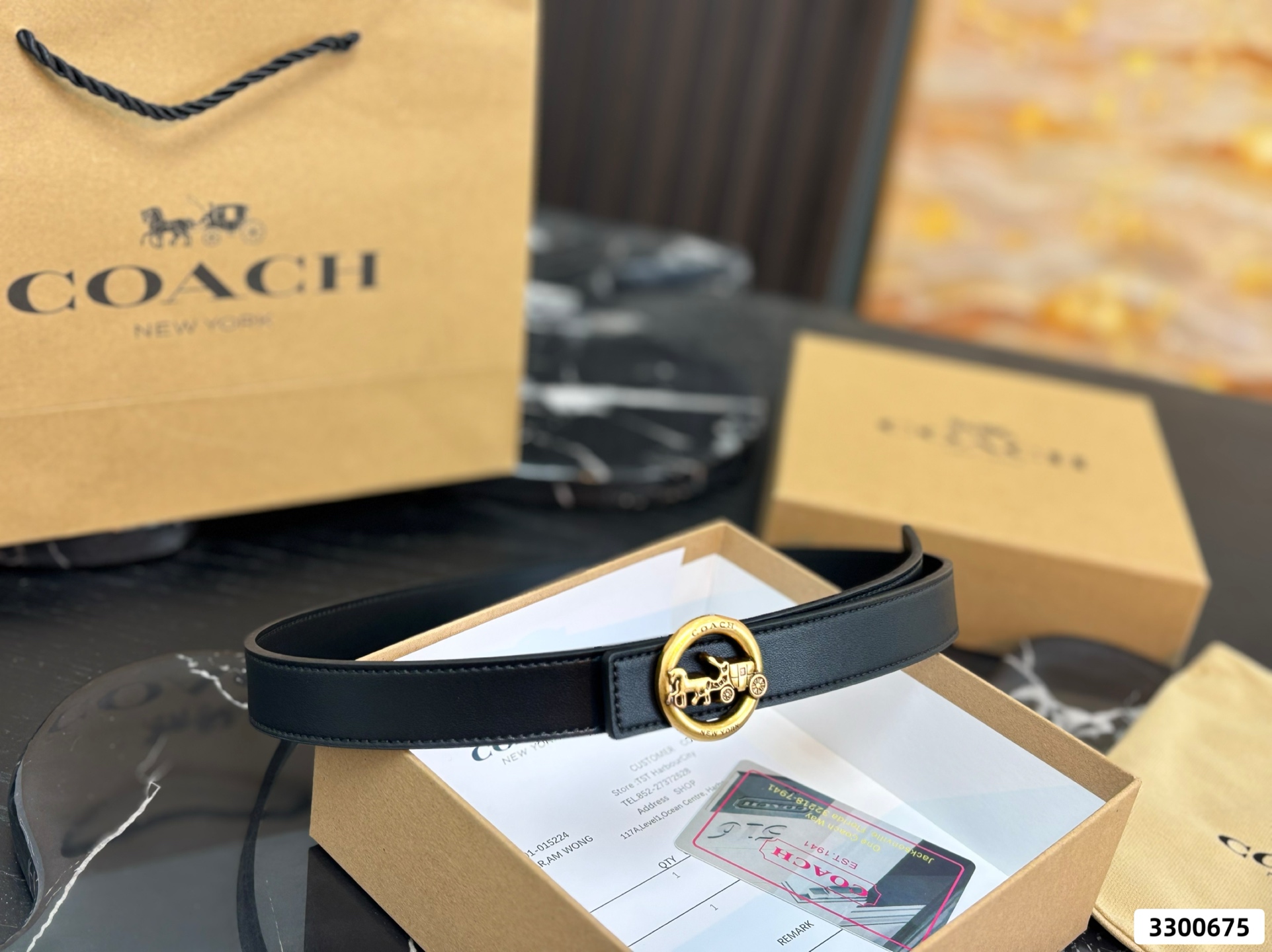 Coach Belt