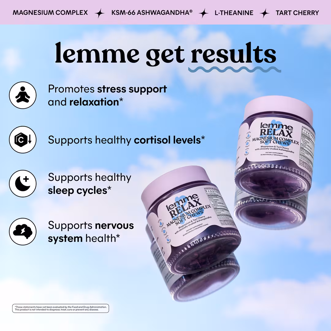 Lemme  Relax: Magnesium Complex Soft Chews