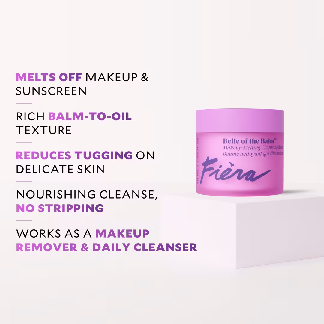 Fièra Cosmetics  Belle of the Balm Makeup Melting Cleansing Balm