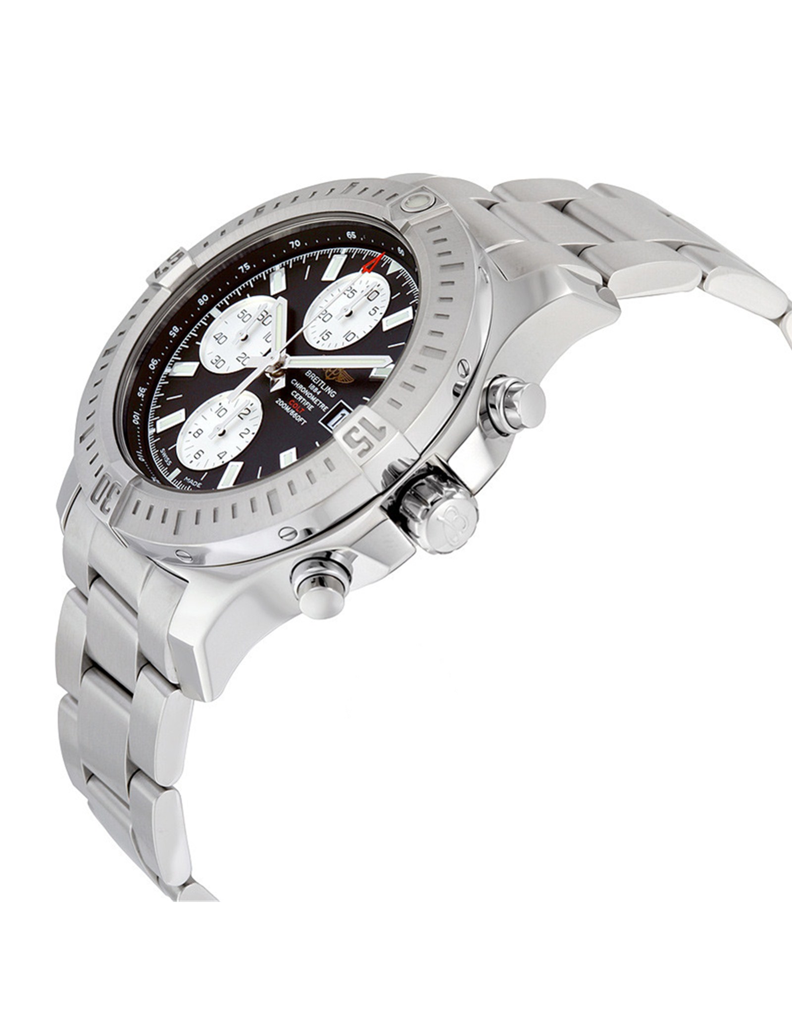 Replica Breitling Colt Black Dial Stainless Steel Casep A1338811 BD83SS
