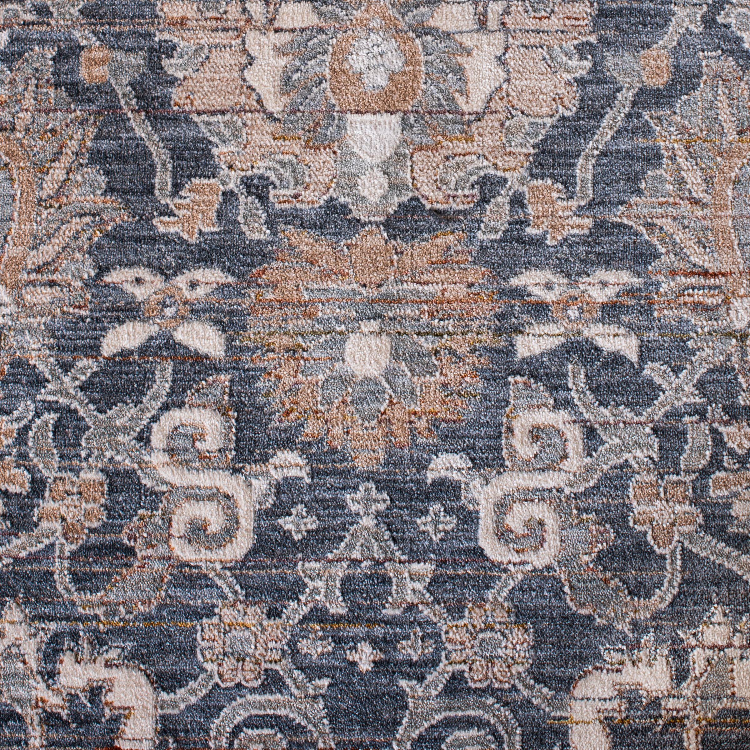 Safavieh Sutton Area Rug, Navy Brown, 5’ x 8’