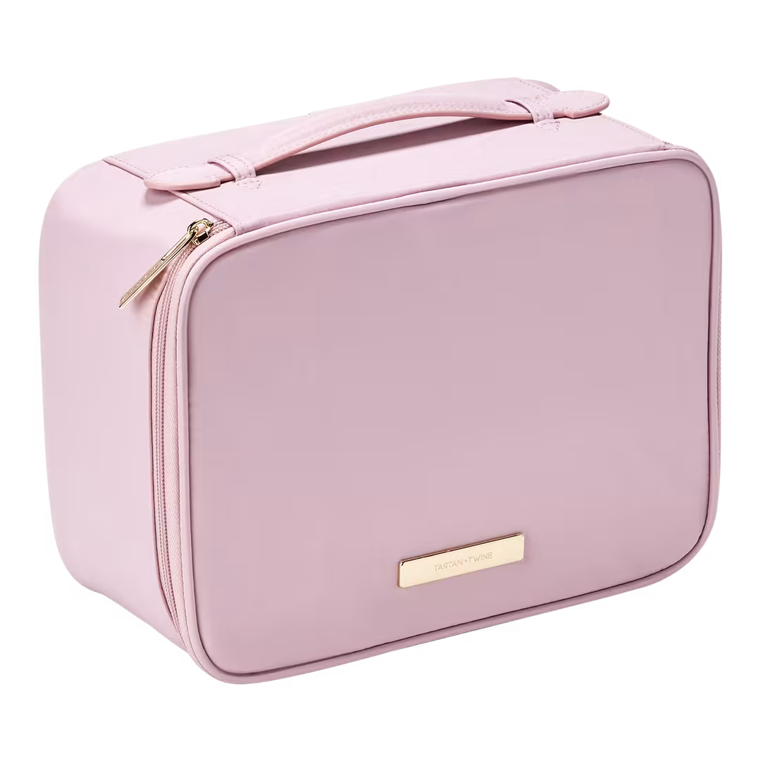 Tartan + Twine  Pink 4 Piece Makeup Organizer