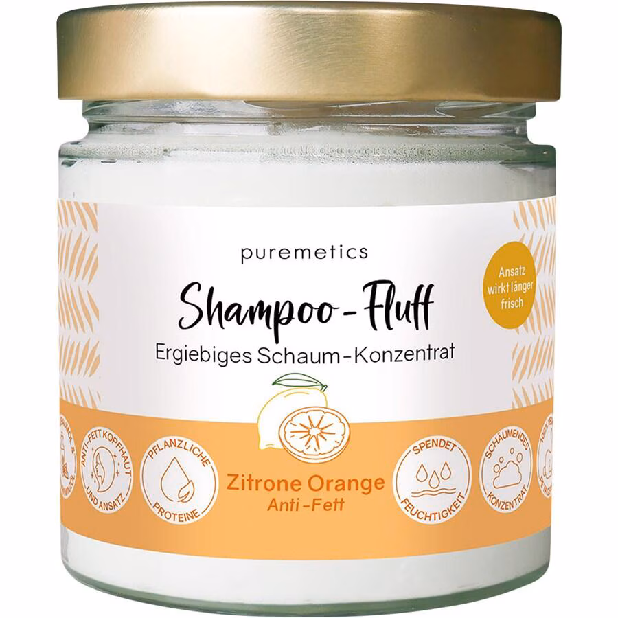 Anti-Fett Shampoo-Fluff ‘Zitrone Orange‘