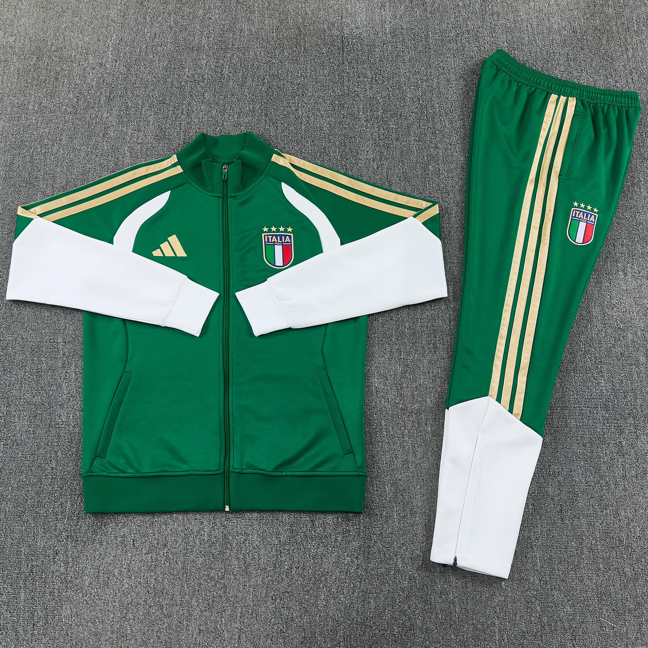 2026/2027 Italy Full Zipper Training Suit (Adult Set)