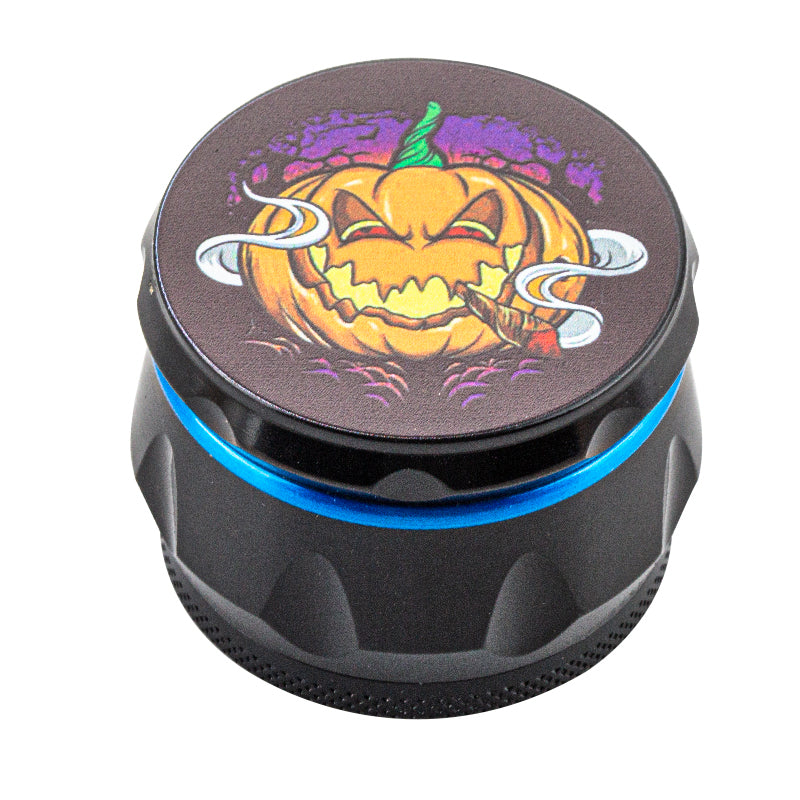 Halloweed Theme Zinc Alloy Herb Grinder 4 Piece