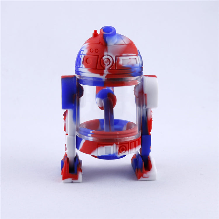 5 Glow In The Dark Silicone Dab Rig (Random Color)