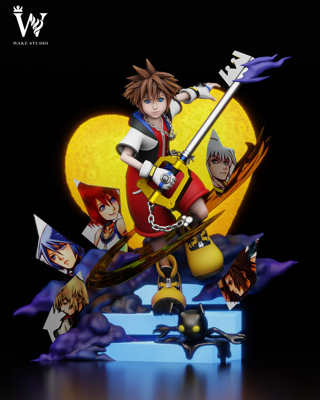 Kingdom Hearts - Sora | 1:4 Resin Statue | by Wake Studio