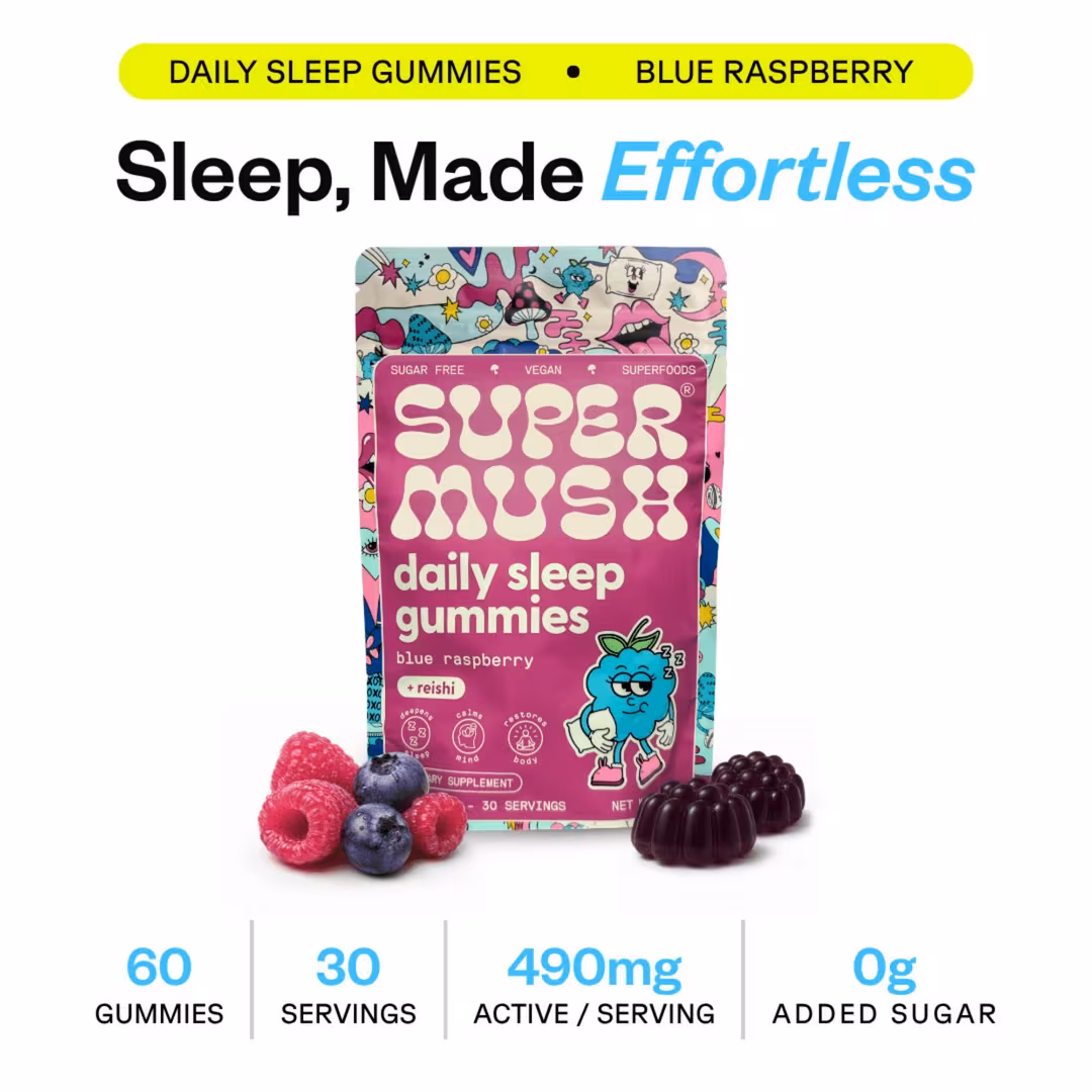 Supermush  Daily Sleep Gummies