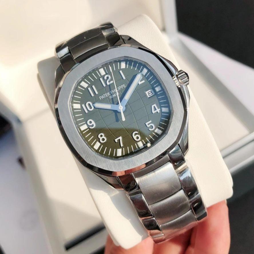 Patek Watch AQUANAUT STAINLESS STEEL KHAKI DIAL