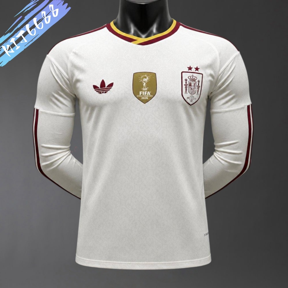 2 Star 2026/2027 Spain away long sleeves Football Shirt (Player Version)