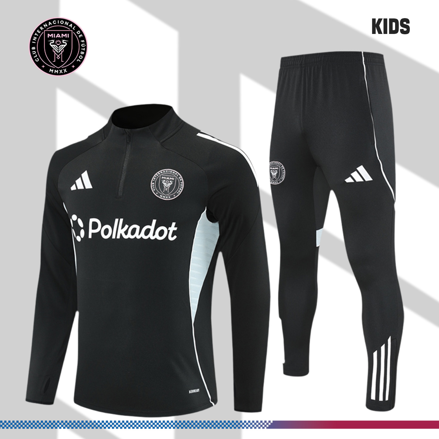 2025/2026 Miami Kids Half Zip Training Kit (Kids Kit)