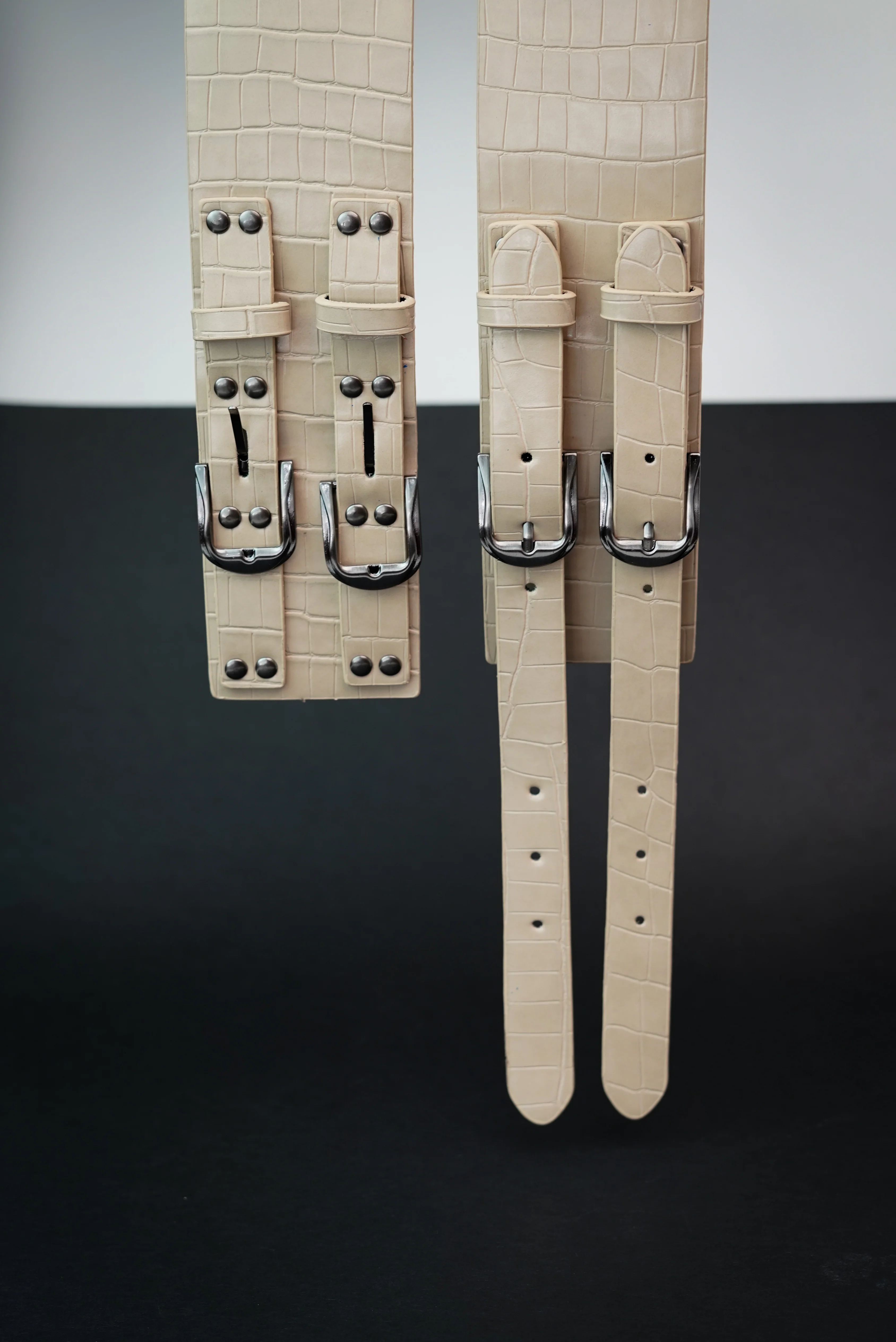 Double Dapper Leather Belt