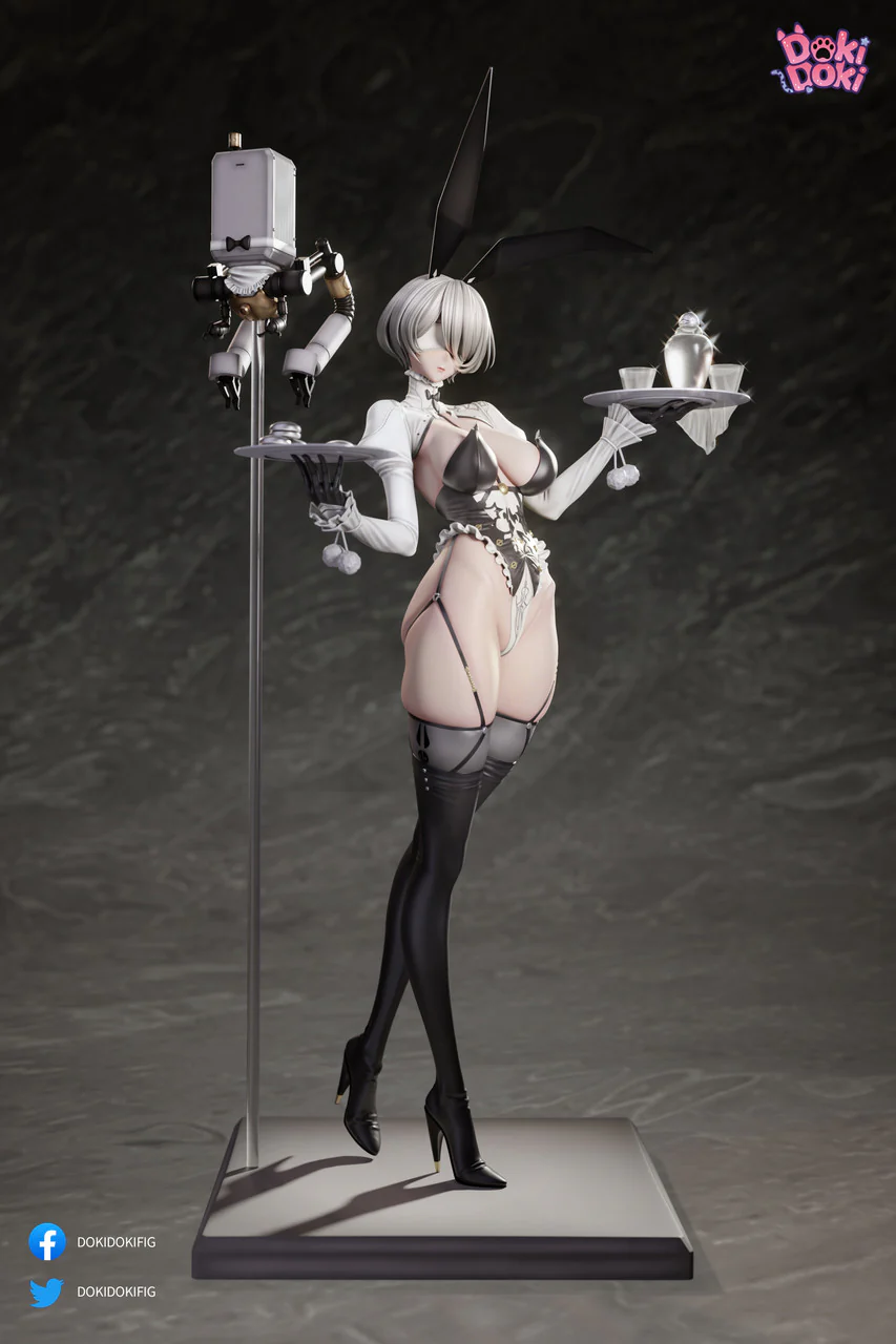 Nier: Automata - Yorha 2B Dish | 1:6 Resin Statue | by Doki Doki Figures
